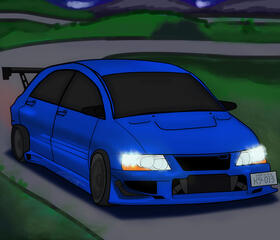 Illustration - Lancer Evolution VII